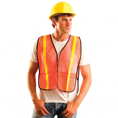 OccuNomix International Inc. LUX-XGTM-OR, Non-ANSI Vests with Gloss Tape, LUX-XGTM-OR