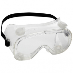 Surewerx S8120E, Sellstrom 812 Chemical Splash Safety Goggles, Indirect Vent, Clear Anti-Fog Lens, S