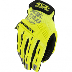 MechanixWear SMP-91-010, Mechanix Wear SMP-91 Hi-Viz M-Pact Gloves, 10/Large, SMP-91-010