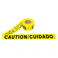 Cordova Safety Products T20103, Barricade Tape with CAUTION/CUIDADO Legend, T20103