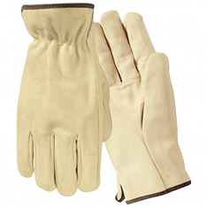 Wells Lamont Y0135L, Y0135 Economy Grain Cowhide Drivers Gloves, Y0135L