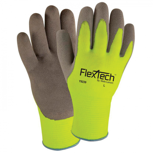 Wells Lamont Y9239TL, FlexTech Y9239 Hi-Viz Gloves, Y9239TL