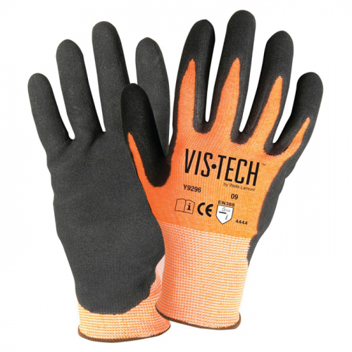 Wells Lamont Y9296L, Vis-Tech Y9296 Gloves, Y9296L