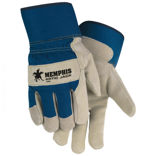 MCR Safety 1955XL, MCR 1955 Artic Jack Premium Split Pigskin Insulated Leather Palm Work Gloves, X-L