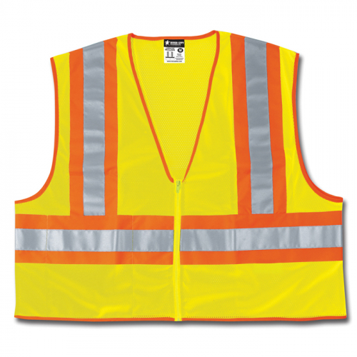 MCR Safety WCCL2LFRL, MCR WCCL2LFR Limited Flammability Class 2 Safety Vest, Large, WCCL2LFRL