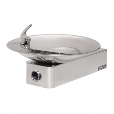Haws 1001HPSHO, Wall Mount ADA Touchless High Polished Fountain