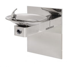 Haws 1001HPSMSHO, Wall Mount ADA Touchless High Polished Fountain w/Mounting System