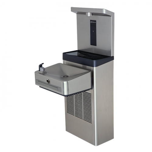 Haws 1211SH, Wall Mount ADA Touchless Water Cooler and Bottle Filler