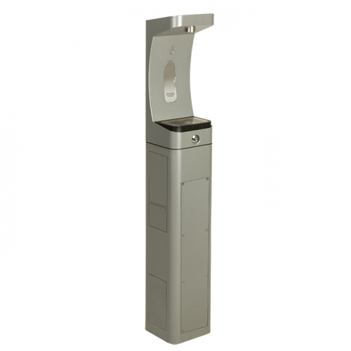 Haws 3610FR, ADA Freeze Resistant Stainless-Steel Pedestal Bottle Filler