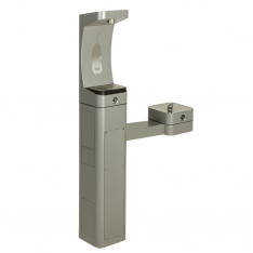 Haws 3611FR, ADA Freeze Resistant Stainless-Steel Bottle Filler and Drinking Fountain