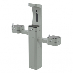 Haws 3612, ADA Stainless Steel Bottle Filler and Dual Drinking Fountains