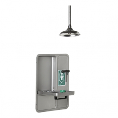 Haws 8356WCC, AXION MSR Barrier Free Recessed Shower and Eye/Face Wash