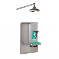 Haws 8356WCW, AXION MSR Barrier-Free Recessed Shower and Eye/Face Wash