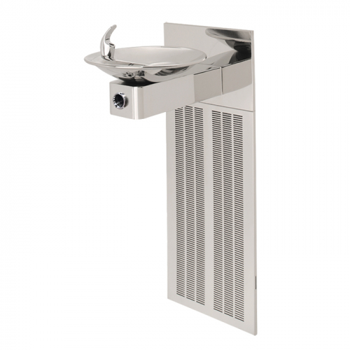 Haws H1001-8HPSHO, Chilled Wall Mount ADA Touchless High Polished Fountain