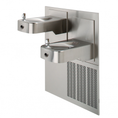 Haws H1117-8HO2, Chilled Wall Mount ADA Touchless Dual Adjustable Fountain