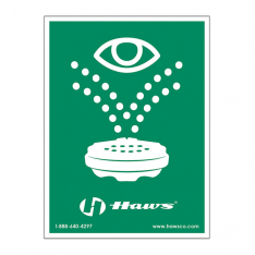 Haws SP175, Universal Eyewash Sign