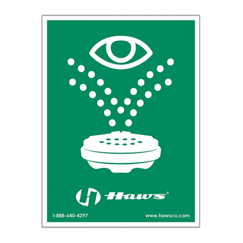 Haws SP175, Universal Eyewash Sign