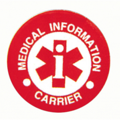 MSA 10013393, Medical Information Carrier System (pkg of 10), English/Spanish/French