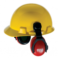 MSA 10084080, SmoothDome Protective Cap, Yellow, 6-Point Fas-Trac III