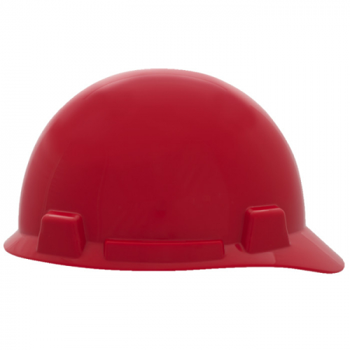 MSA 10084082, SmoothDome Protective Cap, Red, 6-Point Fas-Trac III