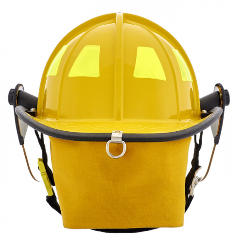MSA 1010FSY, Cairns 1010, 4" Tuffshield, Yellow, Standard Flannel Liner, Nomex Earlap, Nomex Chins