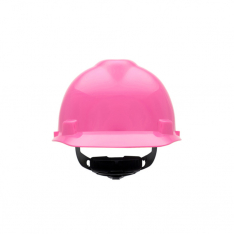 MSA 10155230, V-Gard Slotted Cap, Hot Pink, w/Fas-Trac III Suspension
