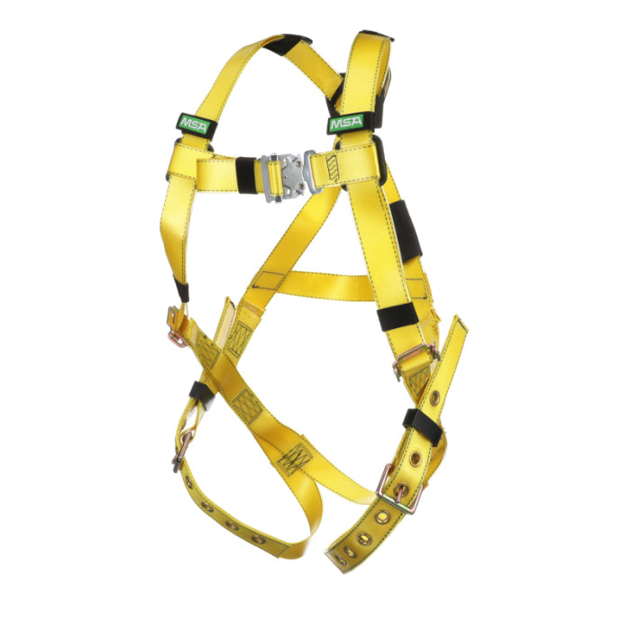 MSA 10155870, Gravity COATED WEB Harness, Vest-Type, BACK