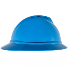 MSA 10167912, V-Gard 500 Hat, Blue Vented, 4-Point Fas-Trac III