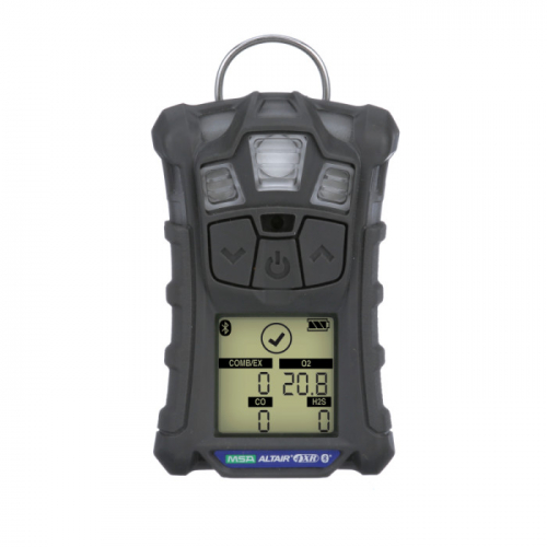MSA 10178560, ALTAIR 4XR Multigas Detector, (LEL, O2, H2S & CO), Charcoal case, Global charger