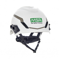 MSA 10194791, V-Gard H1 Safety Helmet, Novent, White, Fas-Trac III Pivot, ANSI, CSA, EN397