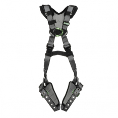 MSA 10194893, V-FIT Harness, Standard, Back & Chest D-Rings, Tongue Buckle Leg Straps, Shoulder Padd