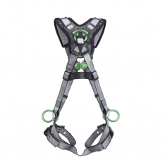 MSA 10194908, V-FIT Harness, Extra Small, Back & Hip D-Rings, Tongue Buckle Leg Straps, Shoulder Pad