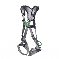 MSA 10194910, V-FIT Harness, Extra Large, Back & Hip D-Rings, Tongue Buckle Leg Straps, Shoulder Pad