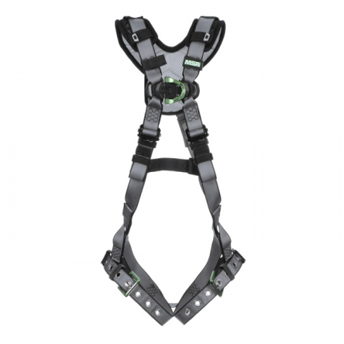 MSA 10194978, V-FIT Harness, Extra Large, Back D-Ring, Tongue Buckle Leg Straps, Shoulder & Leg Padd