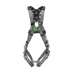 MSA 10195092, V-FIT Harness, Standard, Back D-Ring, Tongue Buckle Leg Straps