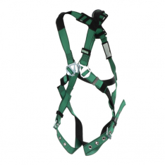 MSA 10196702, V-FORM Harness, Extra Small, Back D-Ring, Tongue Buckle Leg Straps