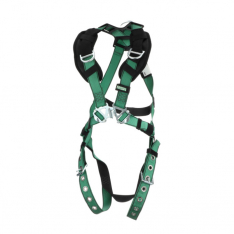 MSA 10197218, V-FORM Harness, Extra Small, Back & Shoulder D-Rings, Tongue Buckle Leg Straps