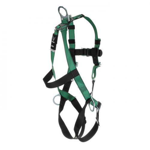 MSA 10197437, V-FORM Harness, Extra Large, Back, Chest & Hip D-Rings, Qwik-Fit Leg Straps