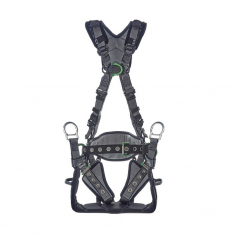 MSA 10218041, V-FIT Tower Harness,  Extra Small,  Back,  Chest & Hip D-Rings,  Tongue Buckle Leg and