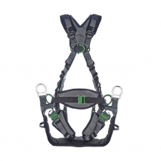 MSA 10218046, V-FIT Tower Harness,  Extra Small,  Back,  Chest & Hip D-Rings,  Quick-Connect Leg and