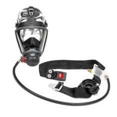 MSA 10225586, G1 Cadet SAR, 30" regulator, Nylon belt, G1™ medium facepiece, fittings separate