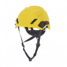 MSA 10236208, V-Gard H1 Pro Safety Helmet Trivent Yellow Fas-Trac III H1 No Stripes, ANSI, EN 12492