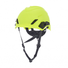 MSA 10236209, V-Gard H1 Pro Safety Helmet, Trivent HiViz Yellow Green Fas-Trac III H1 No Stripes, A&