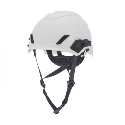 MSA 10236213,  V-Gard H1 Pro Safety Helmet, Novent, White, Fas-Trac III H1 No Stripes ANSI, EN 12492