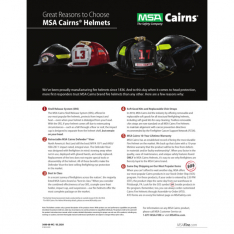 MSA 1044DSW, Cairns 1044 w/ Defender, White, Standard Flannel Liner, Nomex Earlap, Nomex Chinstrap w