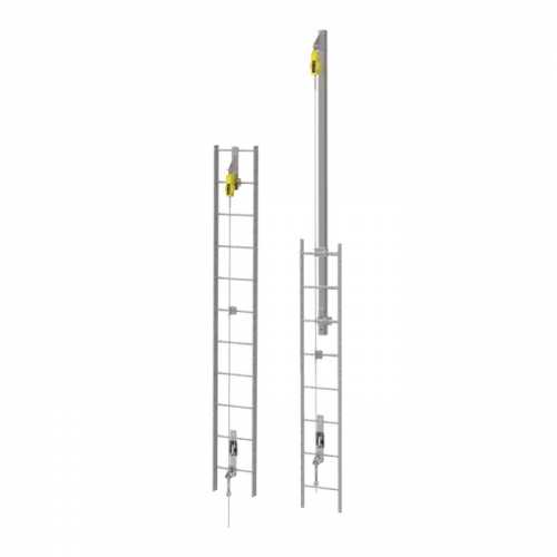 MSA 31901-00, MSA Vertical Ladder Lifeline Kit with extension post, 20ft, (6m)