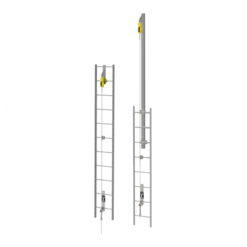 MSA 31902-00, MSA Vertical Ladder Lifeline Kit with extension post, 40ft, (12m)