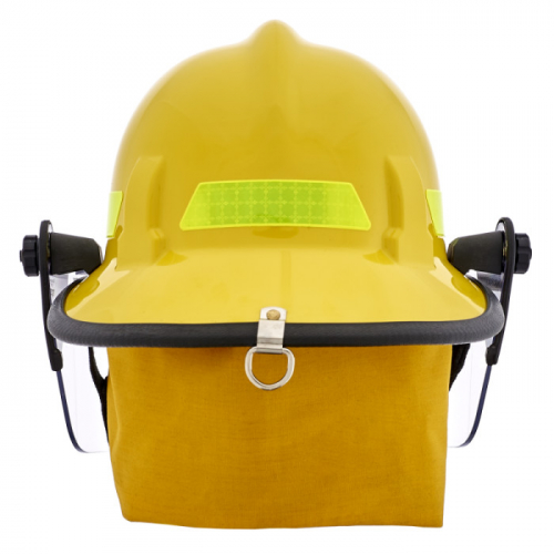 MSA 360SFSY, Cairns 360S, yellow, 4" Standard Faceshield, Economy Flannel Liner, Nomex Earlap, Nome