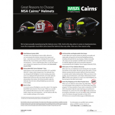 MSA 360SXSB, Cairns 360S, Black, Cairns ESS Goggles, Economy Flannel Liner, Nomex Earlap, Nomex Chin