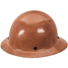 MSA 454664, Skullgard Protective Hat Natural Tan - w/ Staz-On Suspension, Standard
